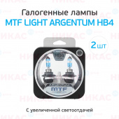 MTF - HB4(9006)-12v55w Argentum+80% 4000K 
